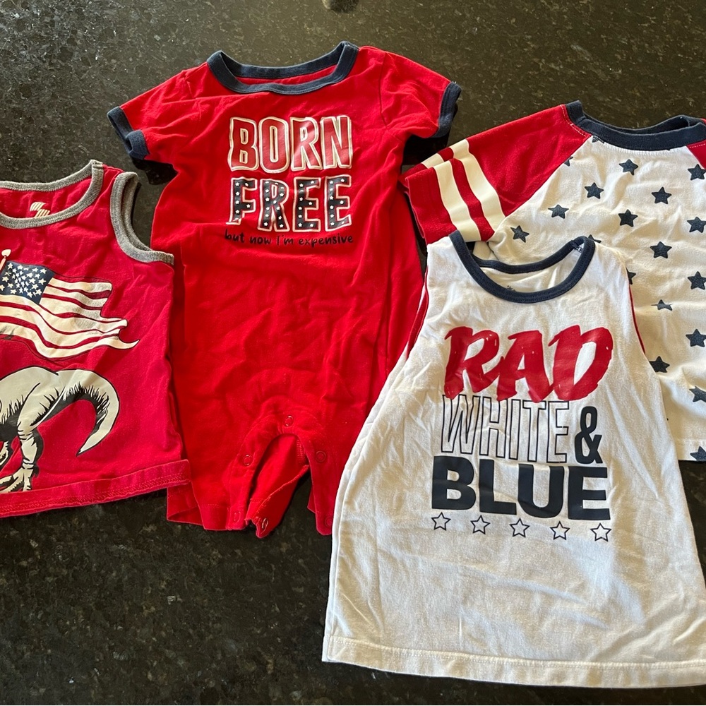 Patriotic Baby Clothing Set